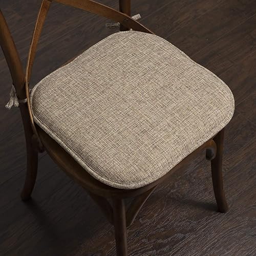 Miniatura 2 de Sweet Home Collection - Cojines de espuma viscoelástica con tiras, goma antideslizante y diseño de panal de abejas y esquinas redondeadas de 16 x 16