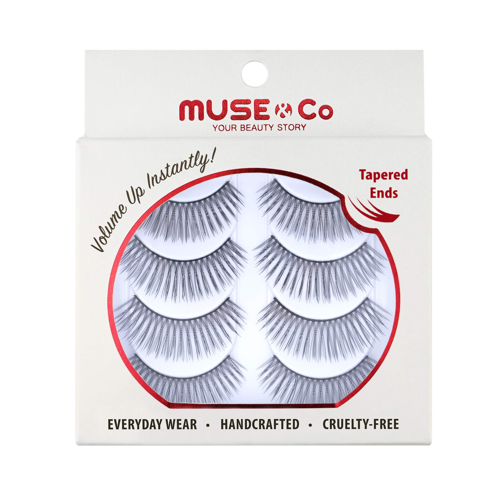 Muse&Co Multipack Eyelashes (4 Pairs) - Stunning
