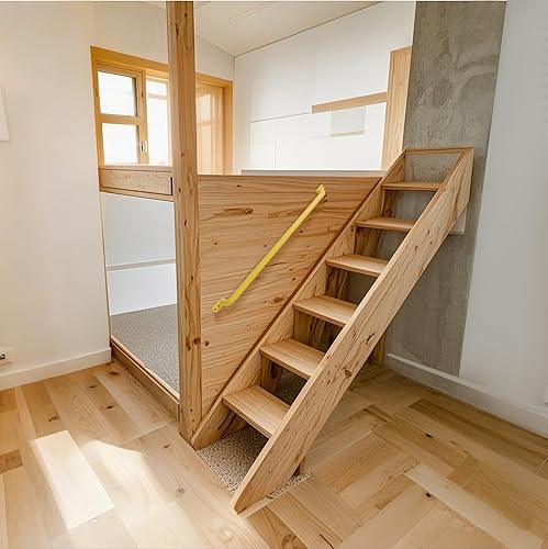 Vista 12 de Asa de escalera de 37 pulgadas para patio de recreo (1 par), riel de escalera de metal para casa de juegos, asas de seguridad para juegos al aire