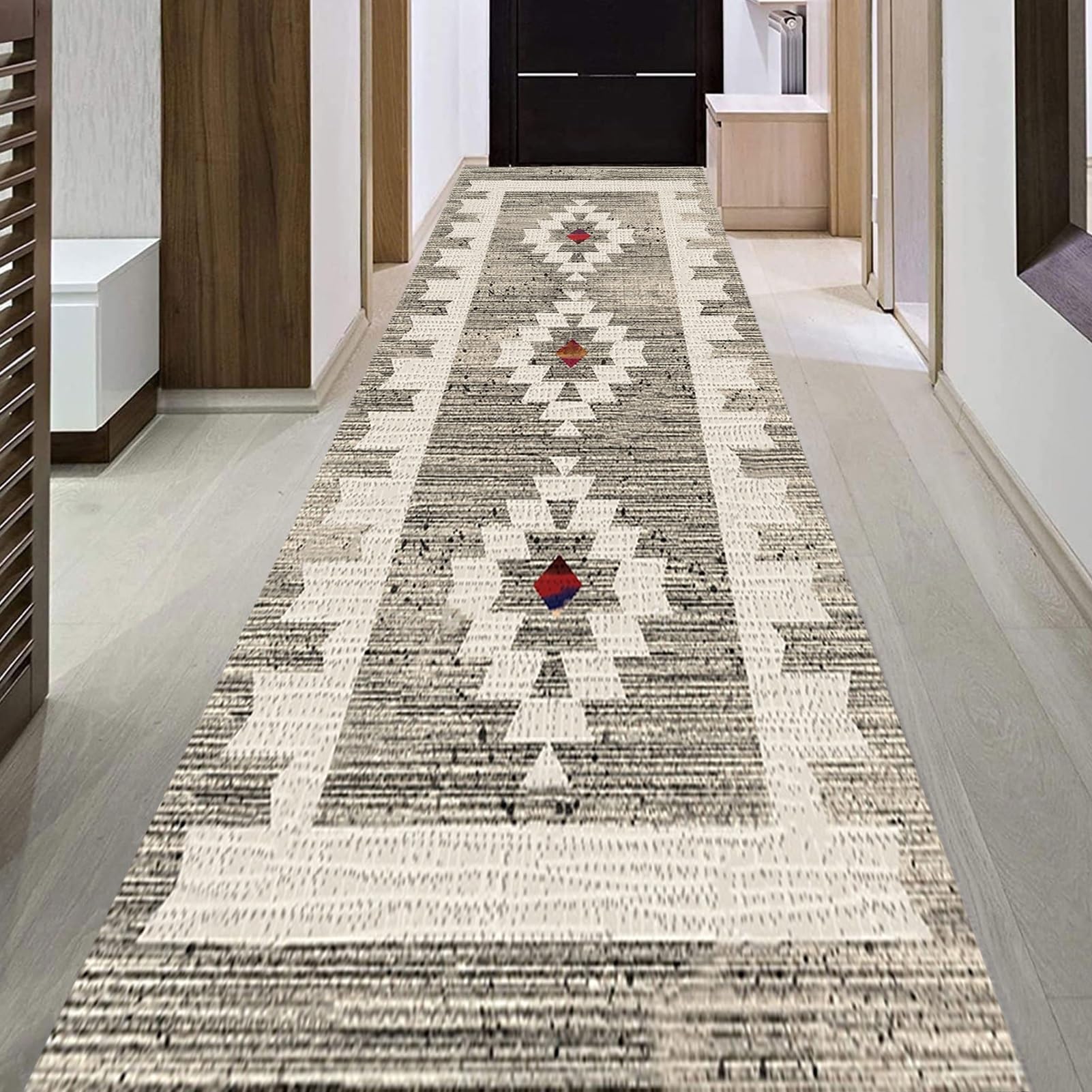 Hallway Rugs and Runners, Washable Kitchen Runner Rugs Vintage Carpet Rug Runners for Hallways Entryway Laundry Room, 1.5m 2m 2.5m 3m 4.5m 6m (Size : 60×400cm/2ft×13.1ft)