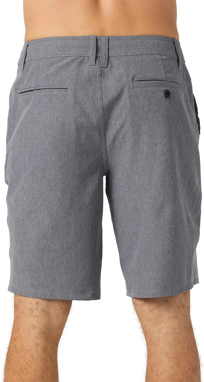 O'NEILL Men's Reserve Heather 21 Inch Hybrid Shorts | Hyperdry Water Resistant, 4-Way Hyperfreak Stretch