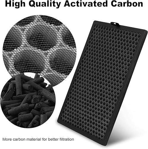 Miniatura 3 de 2 paquetes de filtro de repuesto de carbón activado de 8 litros compatible con Okaysou AirMax 8L