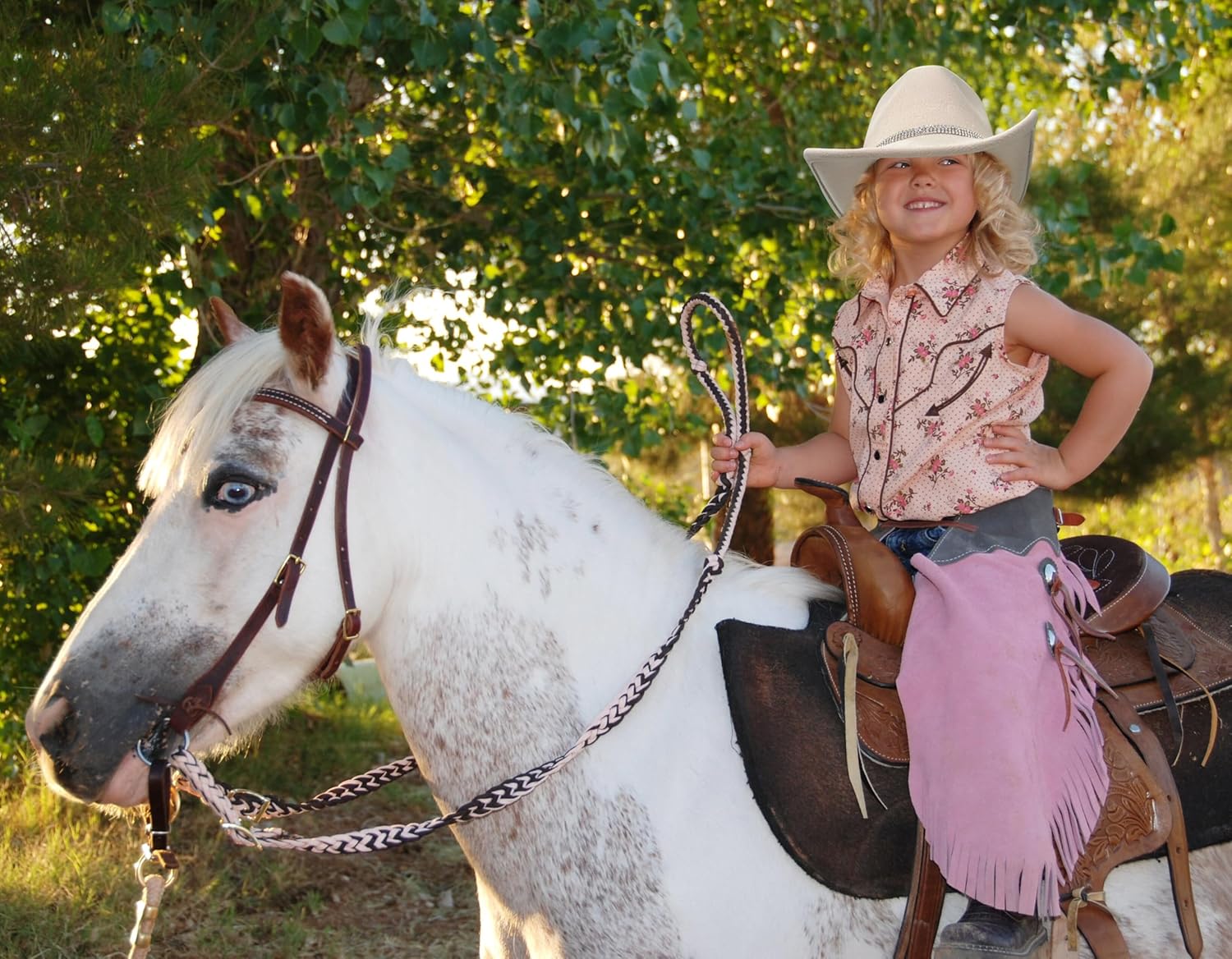Jastore Glitter Silver Cowboy Hats for Girls Western Sparkly Rhinestone Cowgirl Hat for Kids