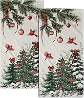 Vista 26 de Giwawa Juego de 2 toallas de mano de ciervos del bosque, toallas de mano de animales salvajes, toallas suaves para la cara de los invitados