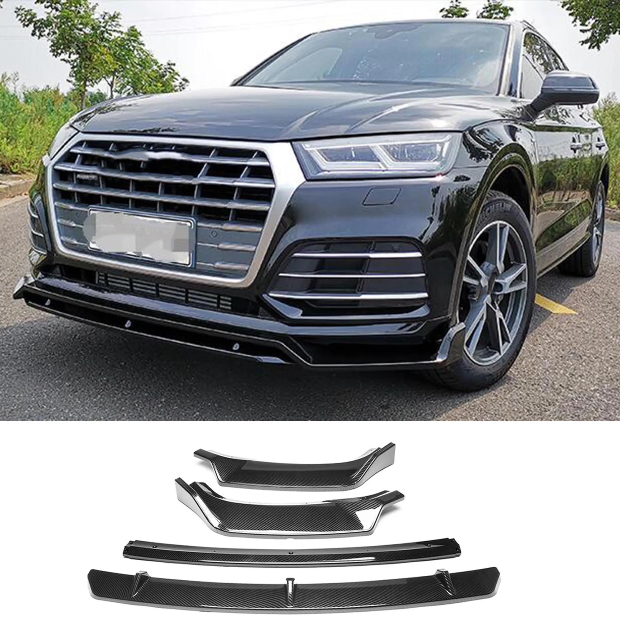4 Stuks Auto Dorpelbeschermers Roestvrij Staal - Voor Audi Q5 FY 2017-2026 & SQ5 - Kick Plates Schuifbescherming