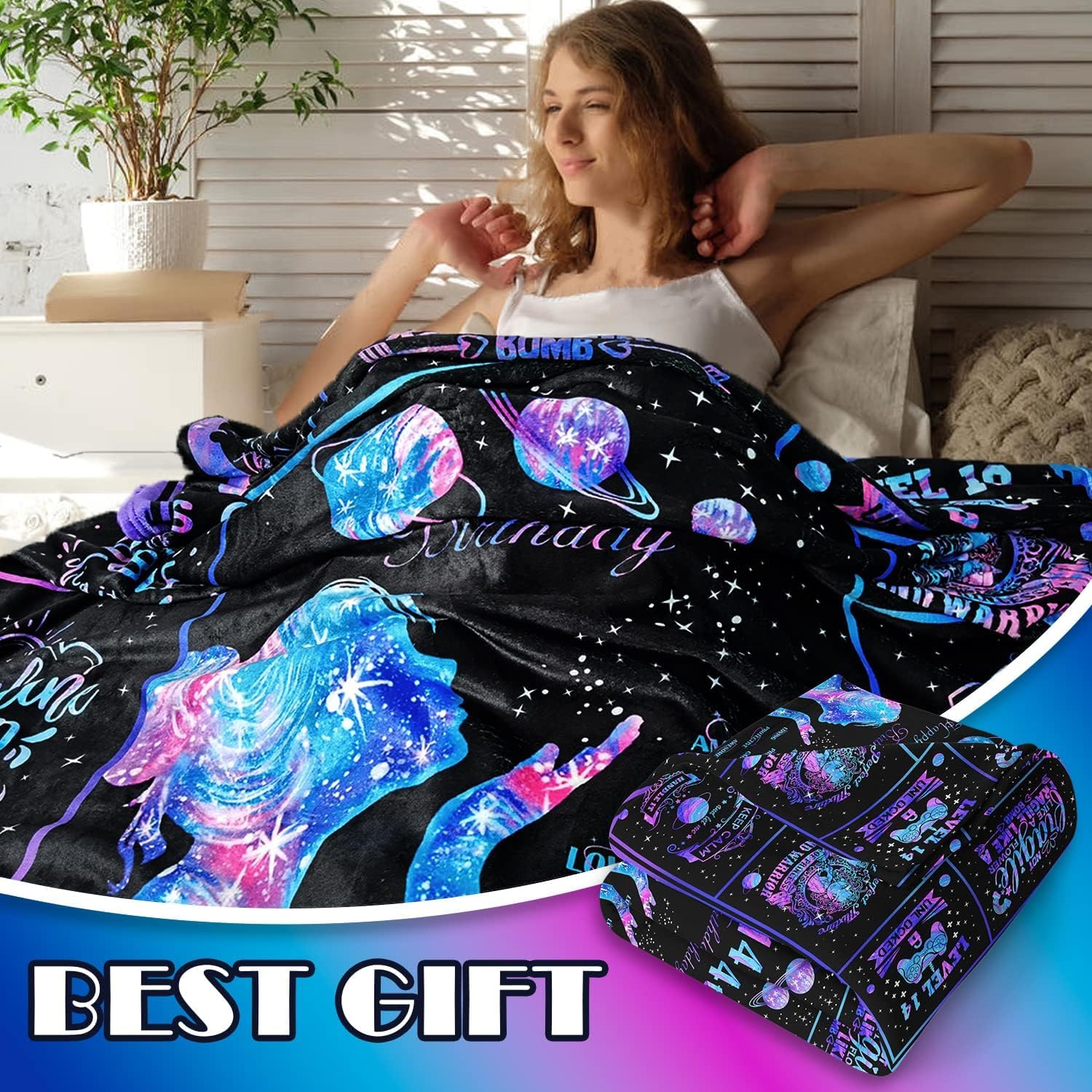 Geburtstagsdecke Für 14-Jährige – Flanell Fleece, 127 X 152 Cm, Personalisiert Mit 'Back In 2009' (Geschenk Für Mädchen/Jungen)