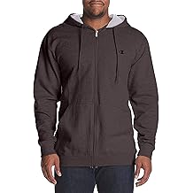 男士大而高的拉链连帽衫 &ndash; 男士抓绒拉链连帽衫夹克