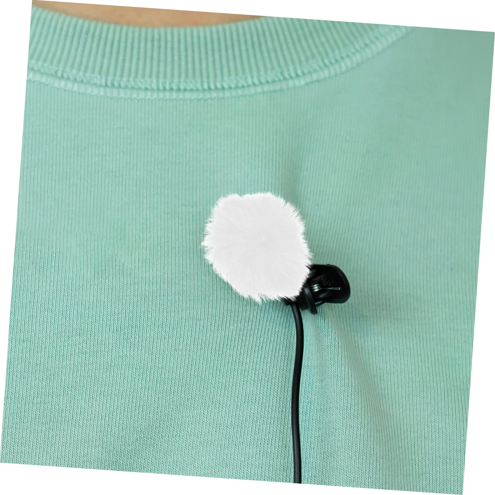 BESTonZON 24piezas Cubierta De Micrófono Antiviento De Pelo Para Grabación y Streaming Funda De Parabrisas Reutilizable Para Micrófonos Compatible Dispositivos De Entretenimiento y