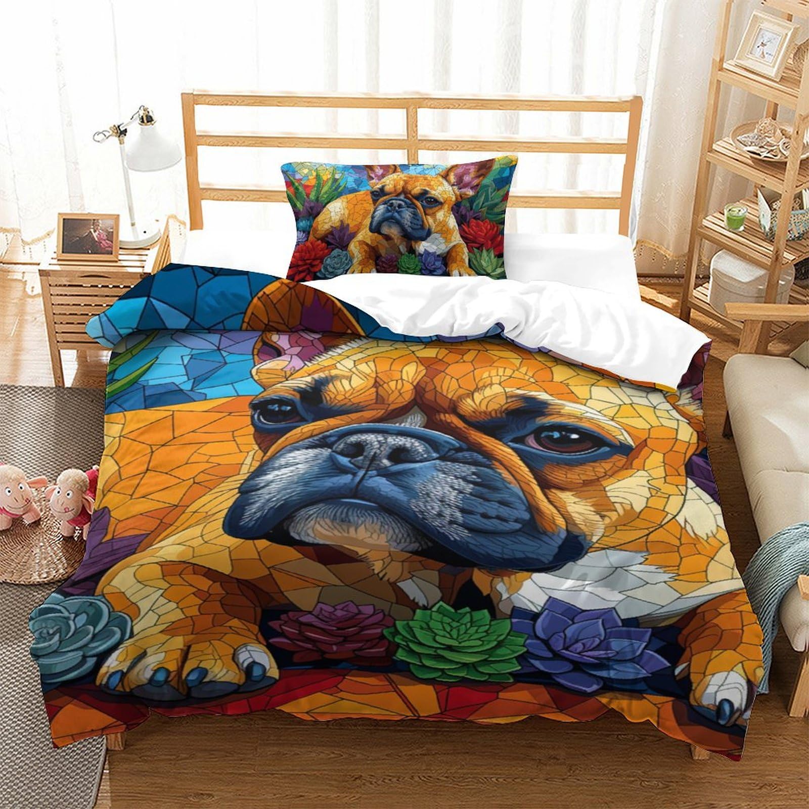 Parure de lit enfant douce 135x200 idéale pour la chambre des garçons et filles