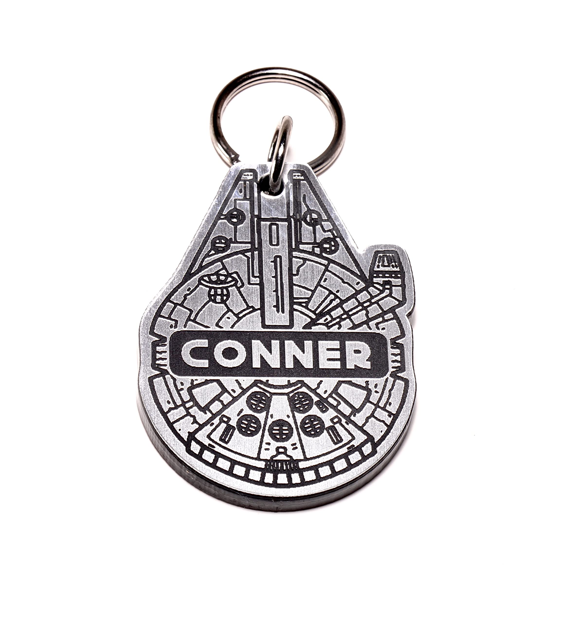 Millenium Falcon Personalized Pet ID Tag