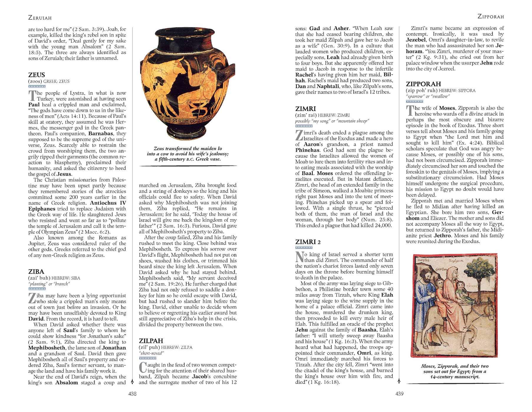 Who's Who in the Bible: An Illustrated Biographical Dictionary