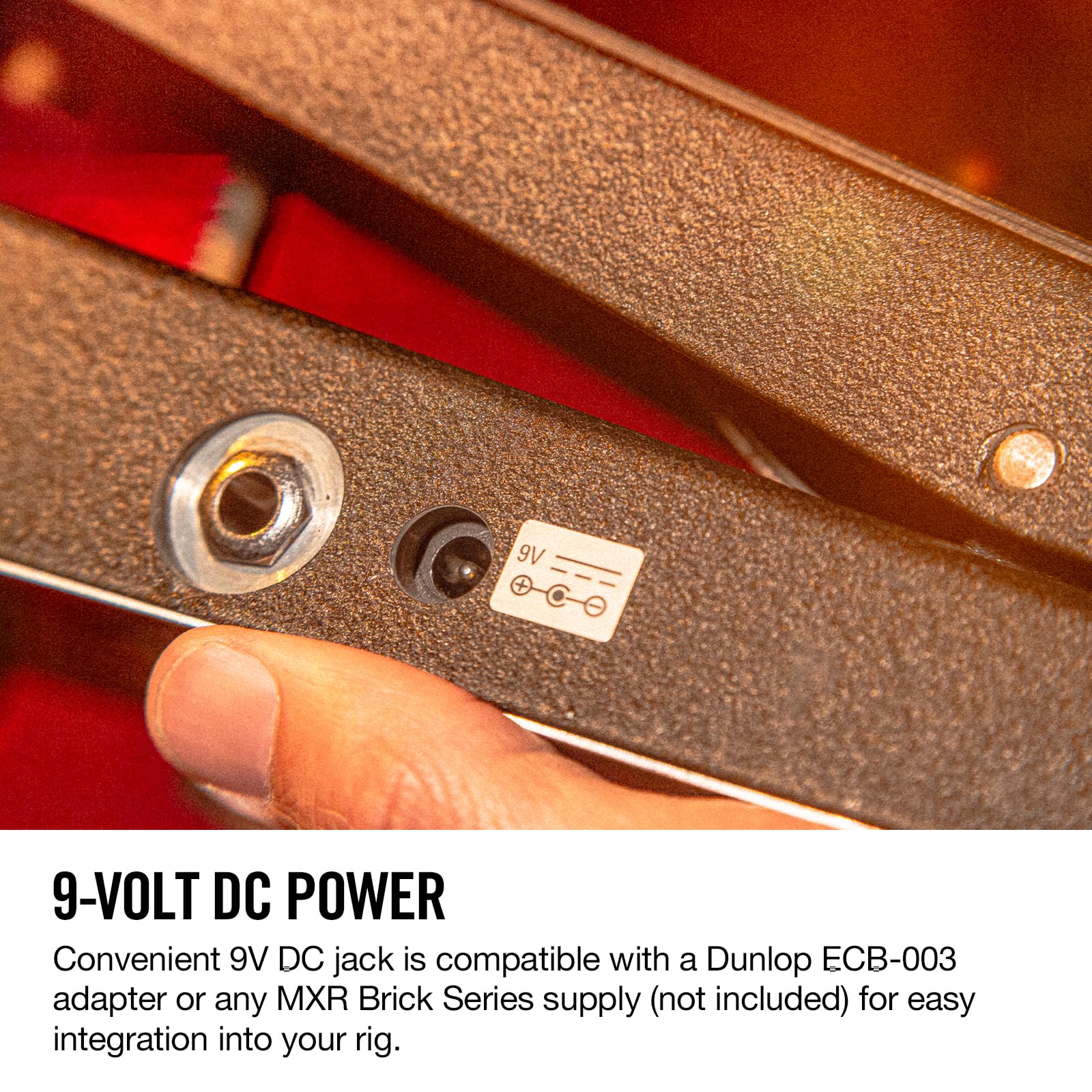 JIM DUNLOP - 95Q Cry Baby Q Wah - Pedale Wah con Controllo Variabile Q, Boost Fino a +15 dB, Funzione Auto-Return, Alimentazione 9V