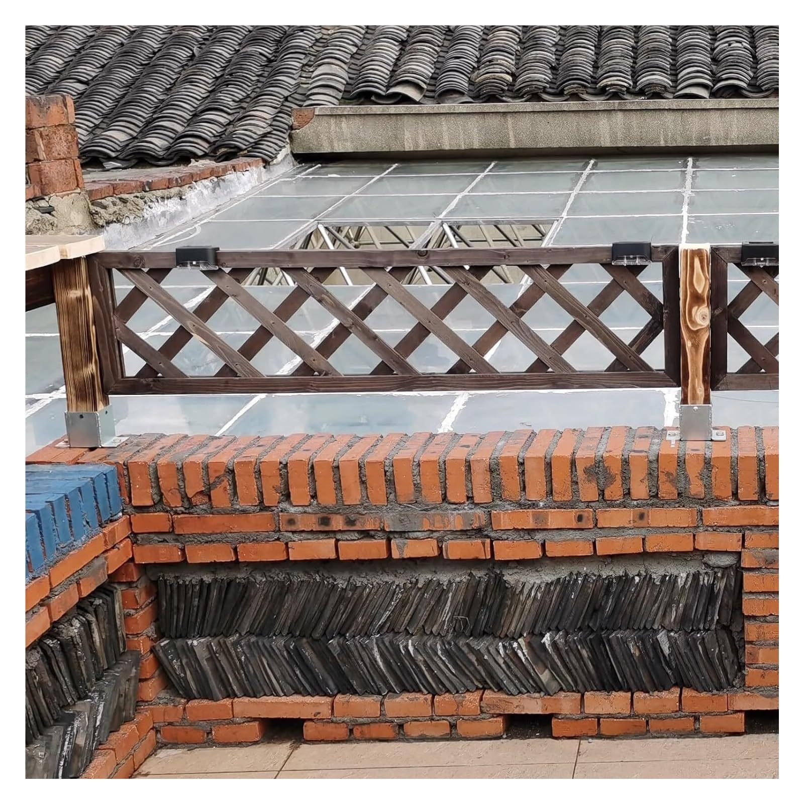 Base de Soporte para Poste de Valla/pérgola, Anclaje para Base de Poste, Soporte de Poste atornillable, Anclaje para Poste de Puerta/Valla, Soportes de Acero Inoxidable para terraza/pérgola