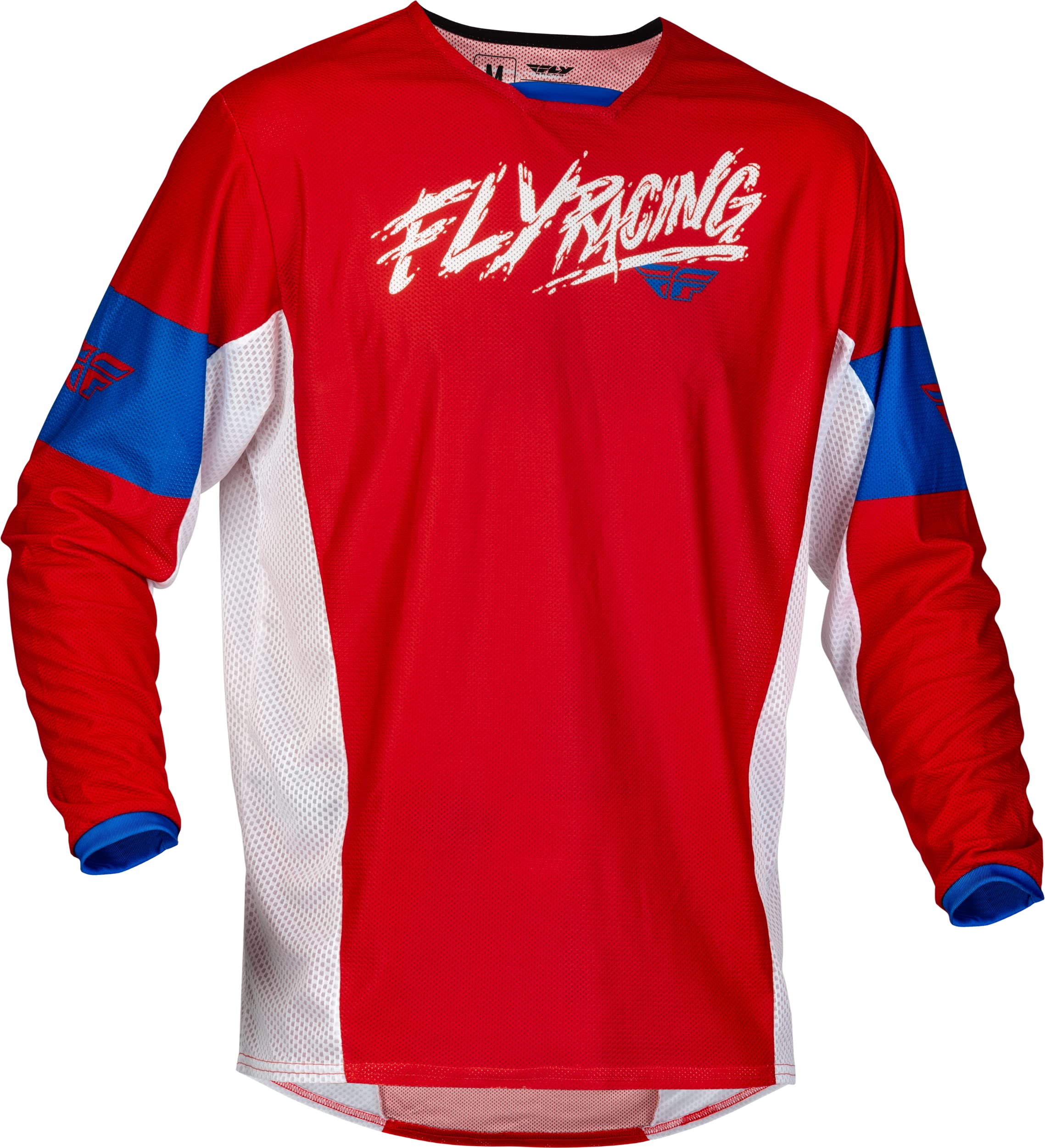 Amazon.com: Fly Racing 377-334YL YTH Kinetic Mesh Khaos Jersey Red
