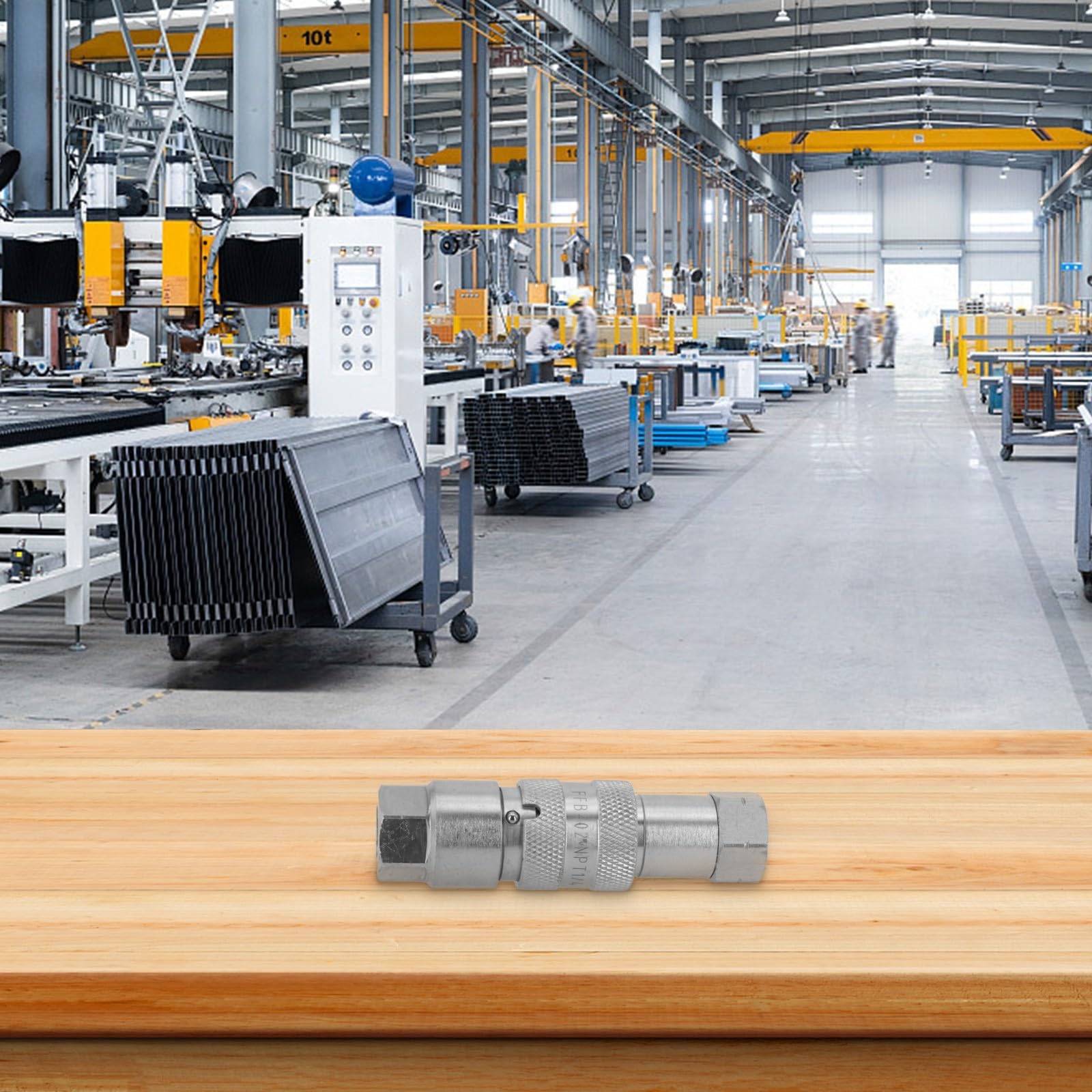 Für hydraulische BSP-Schnellverschlusskupplungen, ISO 16028-Standard, auslaufsicheres Design, verzinkter Stahl, Hochdruck-Flüssigkeitsrohrverschraubungen (NPT 1-4 Zoll)
