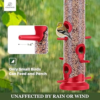 Kingsyard 2 Pack Bird Feeders For Outdoors Hanging