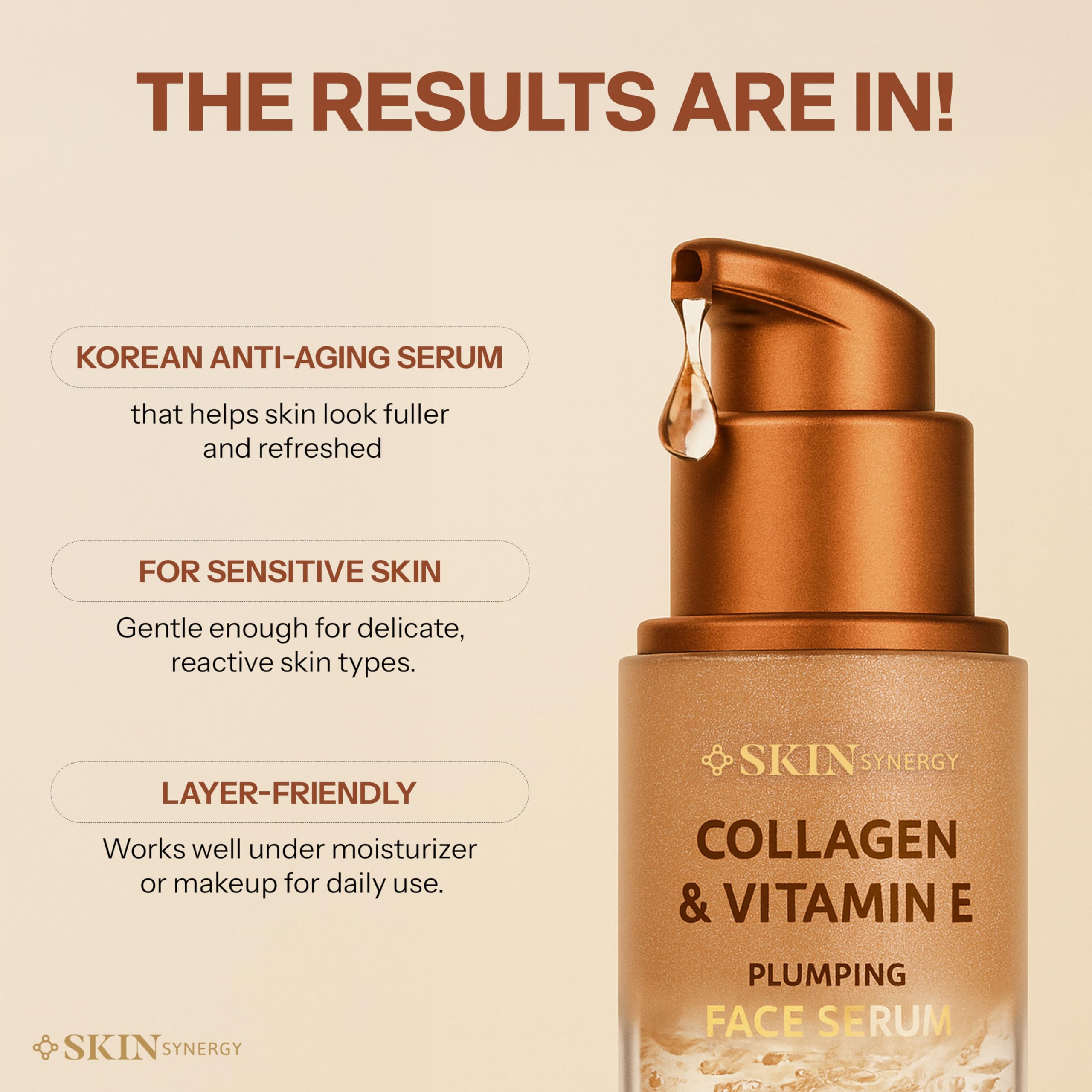 Amazon.com: Skin Synergy Collagen & Vitamin E Face Serum