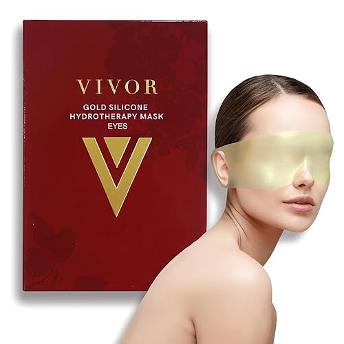 Vivor Gold - Máscara de ojos reutilizable de silicona, lujosa experiencia antienvejecimiento de hidroterapia para reducir las bolsas de ojos, patas disponible en Yaxa El Salvador