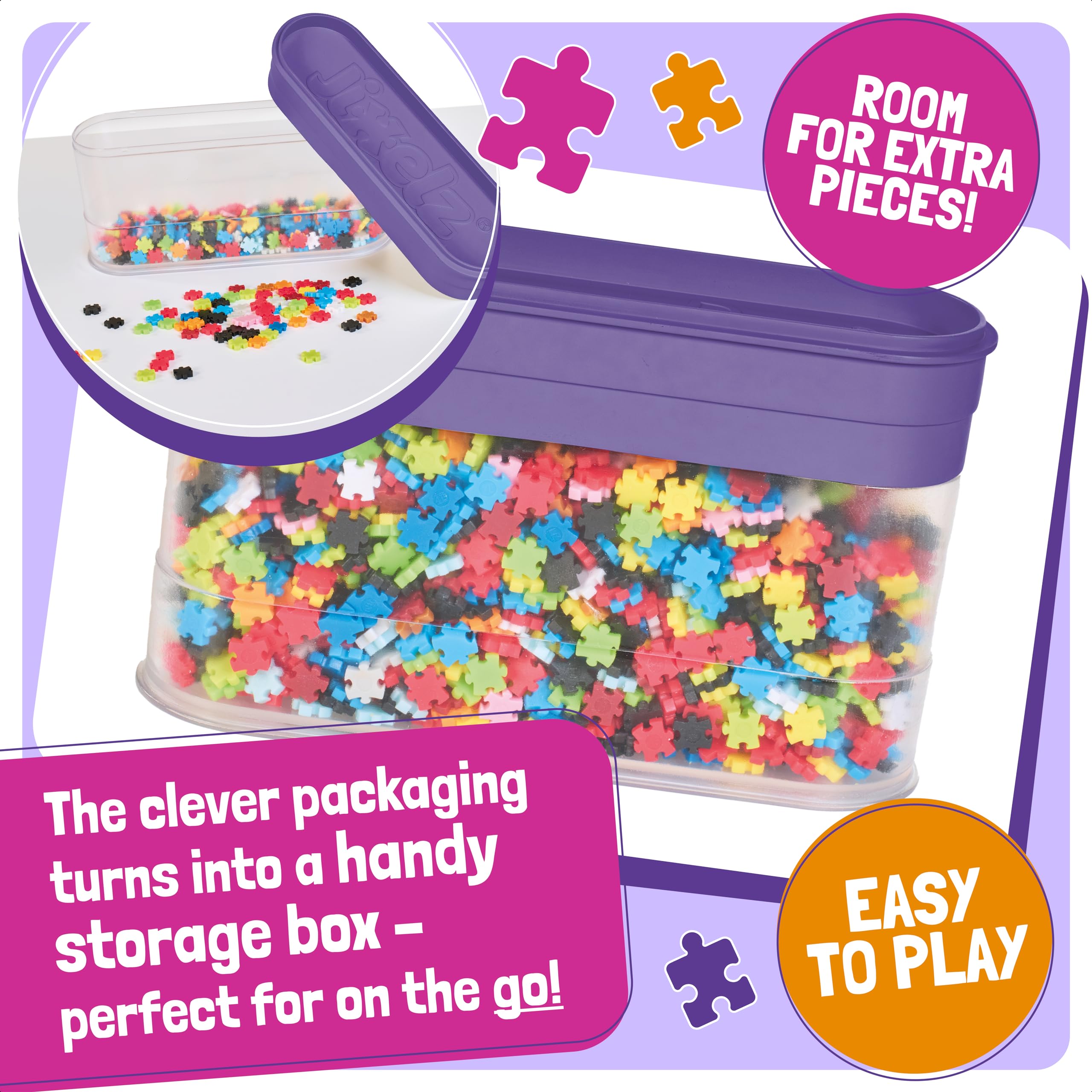 Fat Brain Toys Jixelz Rock'n Roll Kit – 1250-teilig, Mosaik-Bastelset Für Kinder Ab 6