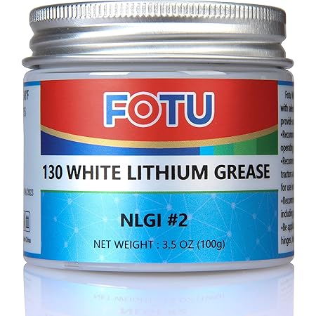 FOTU White Lithium Grease,Excellent Lubricant for Marine Grease,Sewing Machine Oil,Garage Door Grease More Durable Than Garage Door Lubricant Spray (1- Pack, 3.5 Oz)