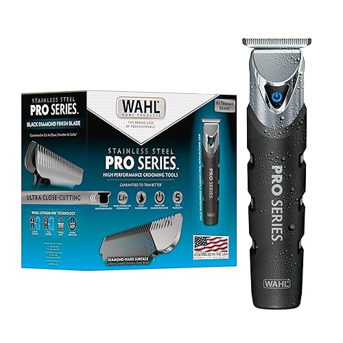 Wahl USA Pro Series Forever BladeTM - Recortadora de barba recargable de acero inoxidable para hombres con agarre antideslizante y carga USB, modelo