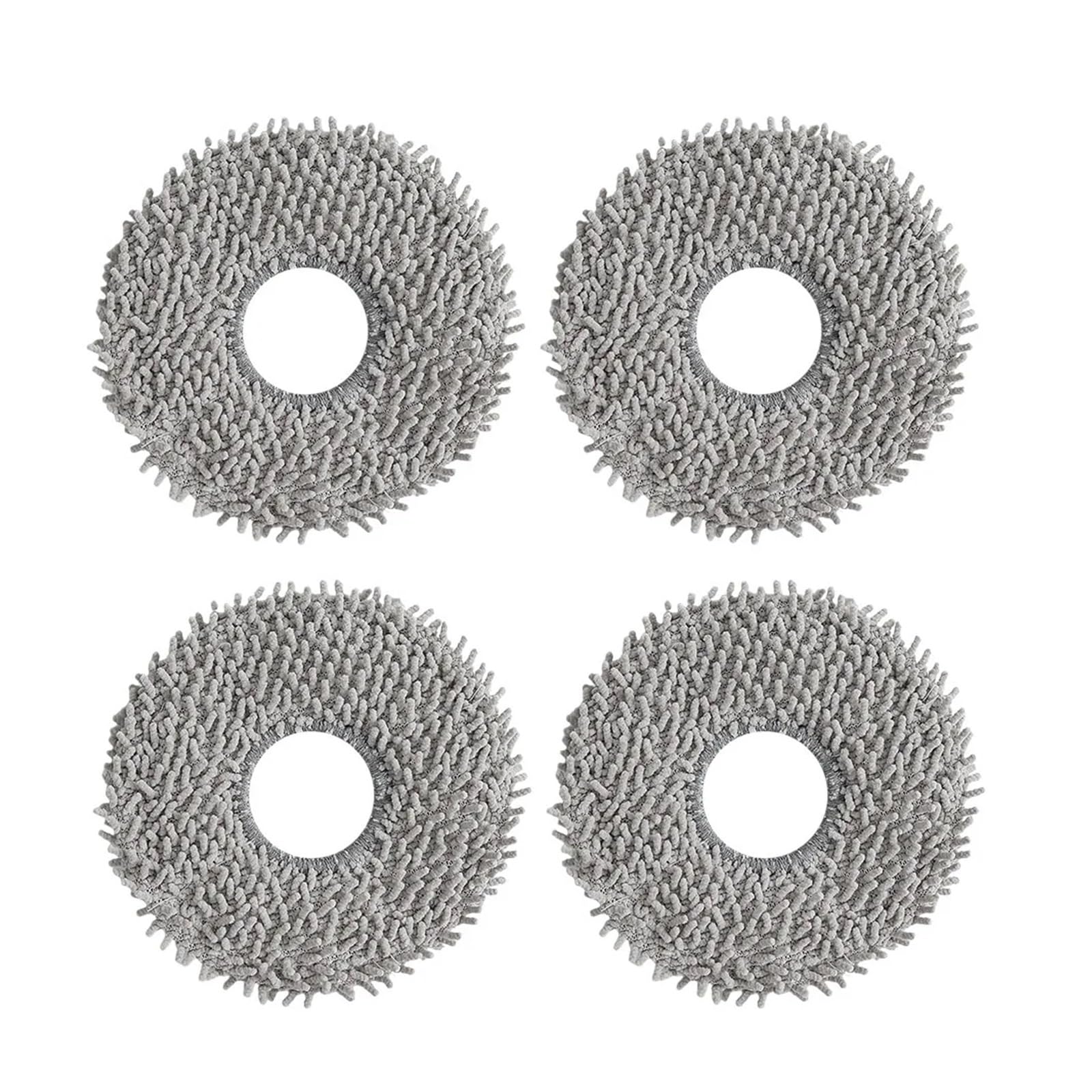 SLAQEYDJS Replacement Mop Pads Compatible With Ecovacs Deebot X5 OMNI X5 MAX PRO X5 Pro Ultra X5 Plus Robotic Vacuum Cleaner(4pcs)