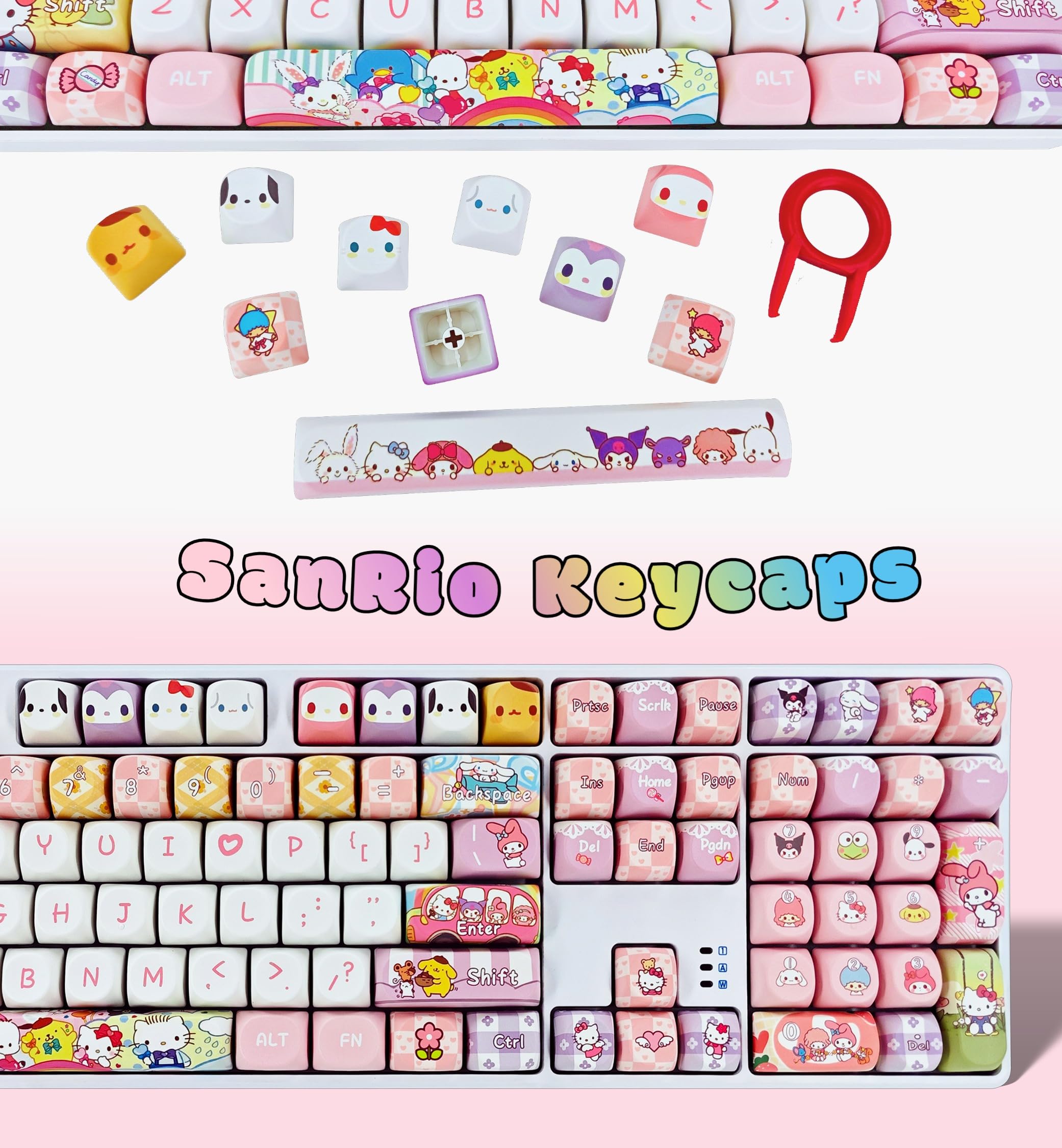 Akko 海外限定　ポムポムプリン サンリオ　キーボード マウスセット Akko 海外限定 ポムポムプリン サンリオ キーボード マウスセット Akko