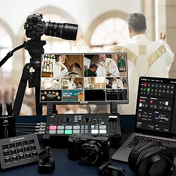 最終値下げ！最新ファーム配信用GoStream Deck ビデオスイッチャー GoStream Deck: HDMI Video Switcher & Live Broadcast Mixer
