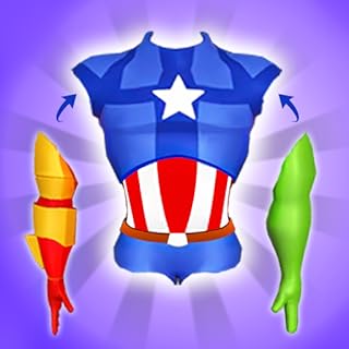 Perfect Mashup Superhero Maker Challenge Runner 3D - Collect Heroes Parts to Make Superheroes and Boost War Superpower Rush Game