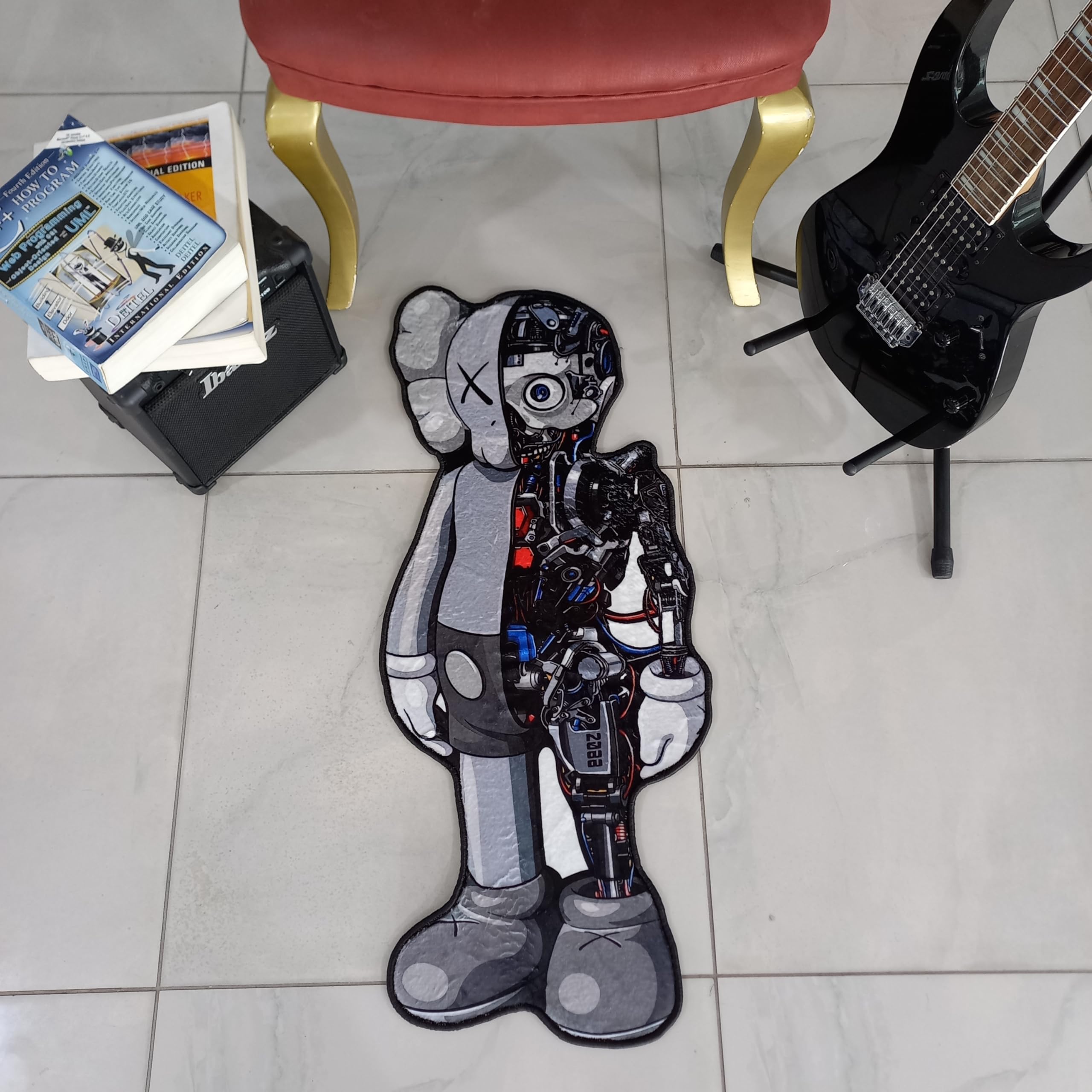 Rugendary Sneaker Rug Popular Hypebeast Room Decor Unique Design Sneakerhead Carpet Nonslip Backing Street Art Mat Machine Washable Cool Rug Plush