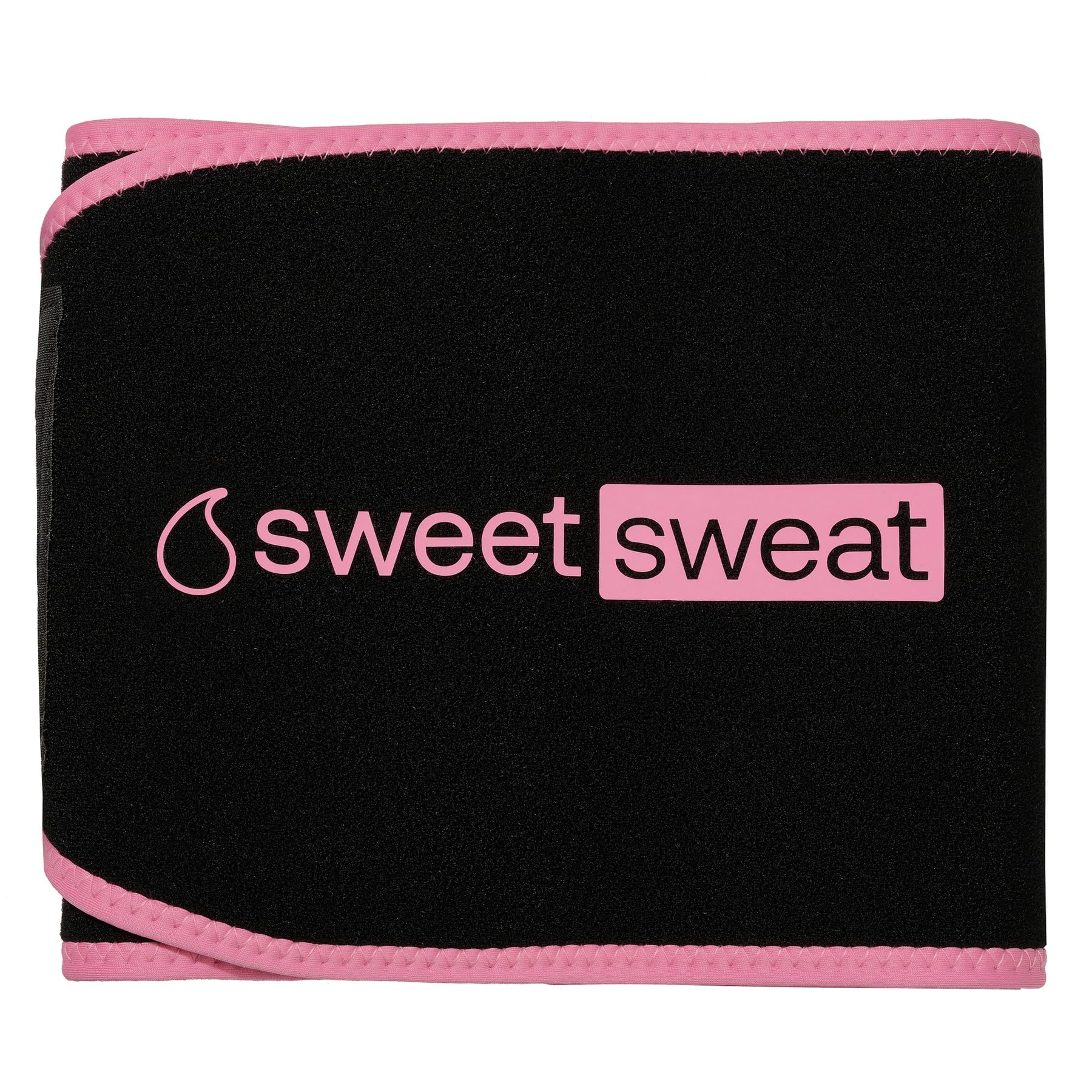 Sports Research Sweet Sweat Waist Trimmer 'Eco Series' - Premium Waist Trainer Ab Belt with Yulex Technology - Eco Friendly · Adjustable Fit · Neoprene Free - Small Pink