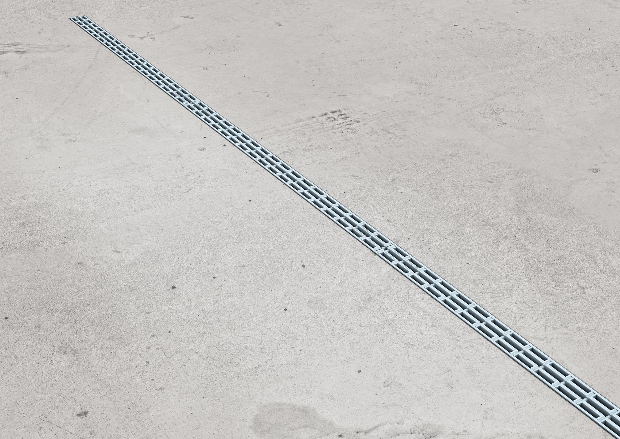 Jardibric - Kit de Caniveaux de Drainage Classe C250-3 m Linéaires (6 Modules) - Ø 110 x 100 mm - Conforme NF en 1433