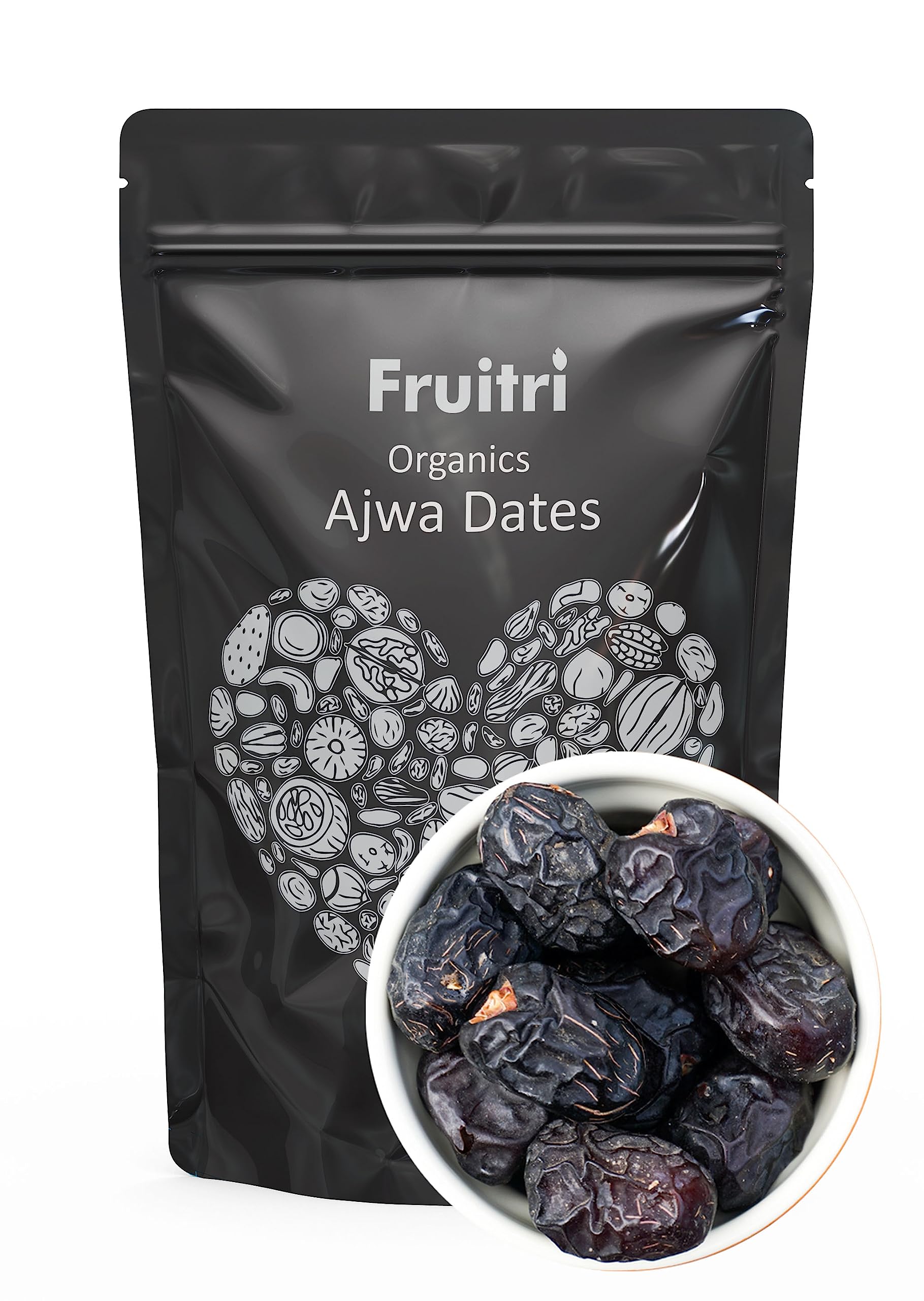 Fruitri Rich Heritage And Irresistible Flavor Of Fresh Ajwa Dates Natures Superfood For Nourishment, Wellness, And Pure Delight,250 Grams (B0CBYVD787) Amazon Price History, Amazon Price Tracker