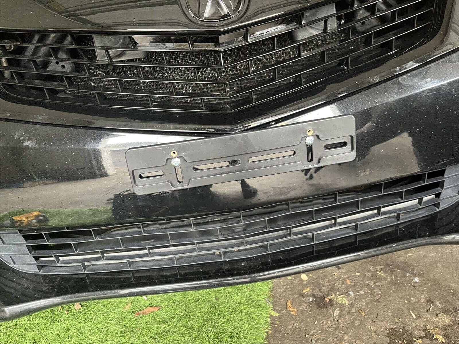 Amazon.com: Front License Plate Tag Holder Mounting Mount Adapter