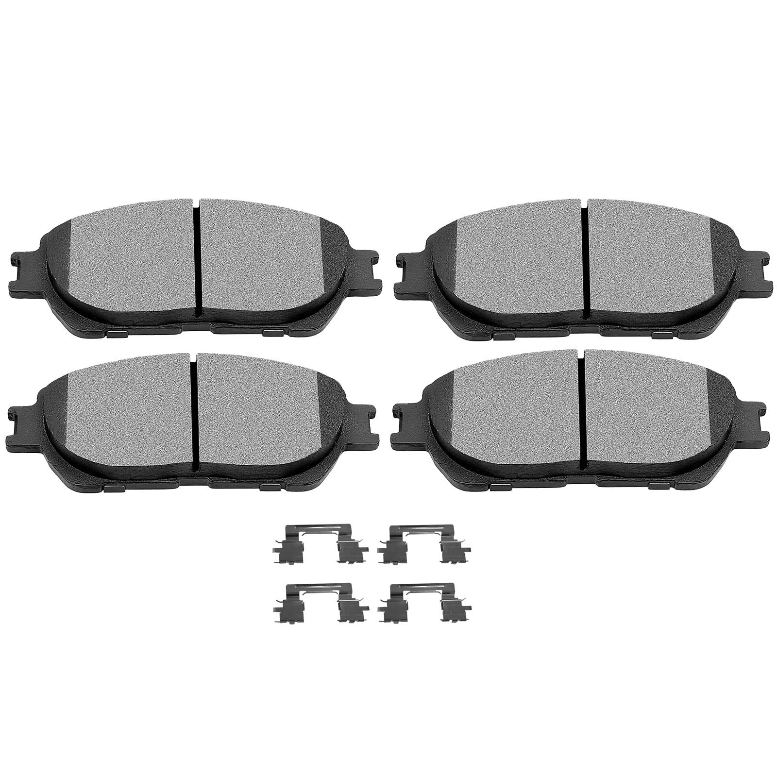 SCITOO Ceramic Discs Brake Pads Front Brake Pads Brakes fit 05-07 For Toyota For Avalon,05-06 For Toyota For Camry,04-10 For Toyota For Sienna,04-08 For Toyota For Solara,05-15 For Toyota For Tacoma