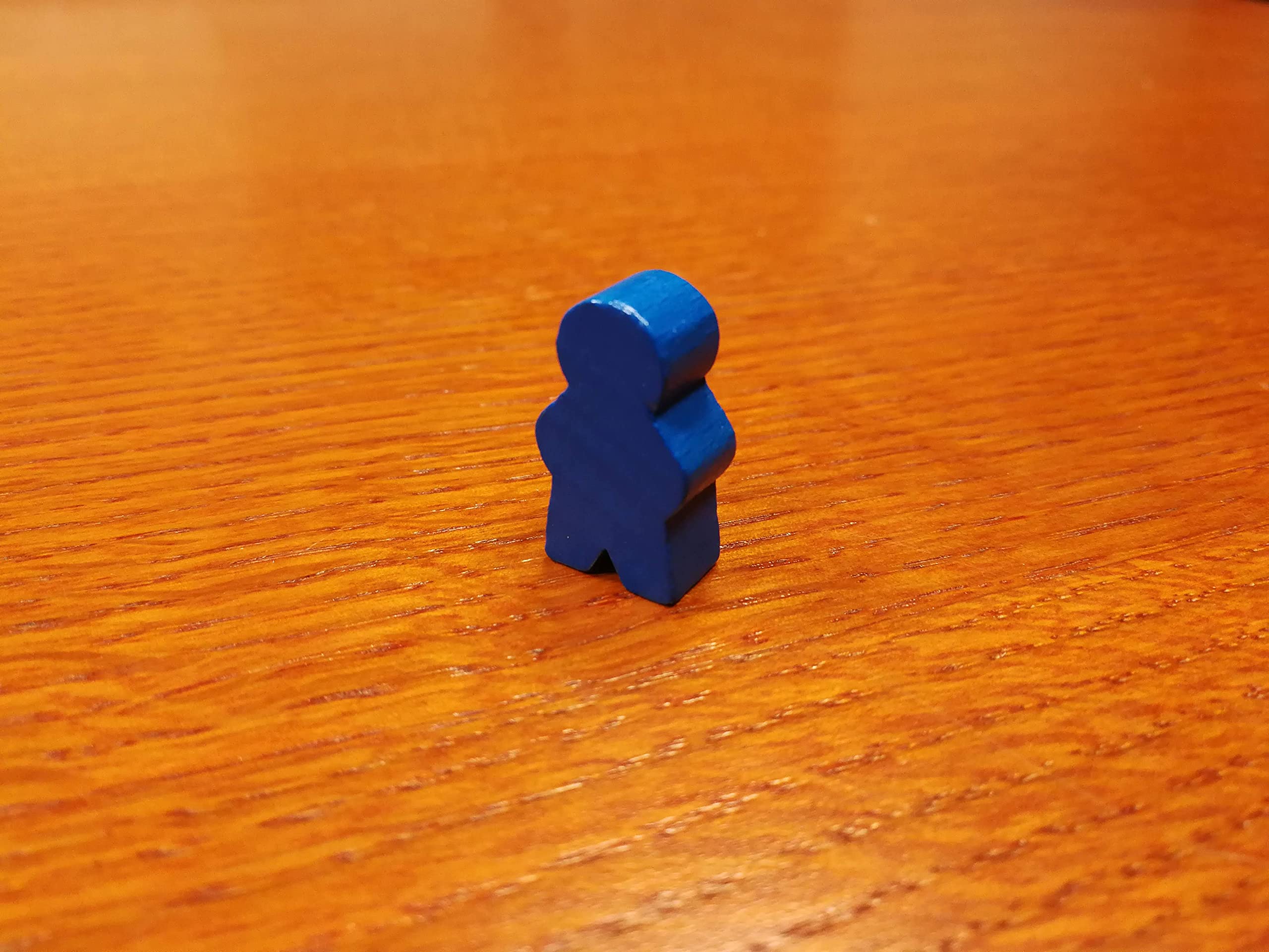 LPG Omino Junior Trittbrett aus Holz für Spiele in Box, Größe 13,5 x 8 x 24 cm, Gameboard (blau, 500)
