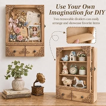 11x16 Shadow Box Frame with Light, Wedding Memorial Display Case