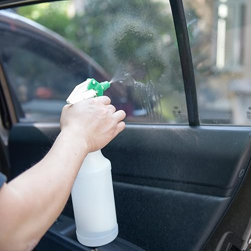 Miniatura 6 de CARCAREZ Repuesto de pulverizador de gatillo resistente para botellas rociadoras de 32 onzas, verde, paquete de 12