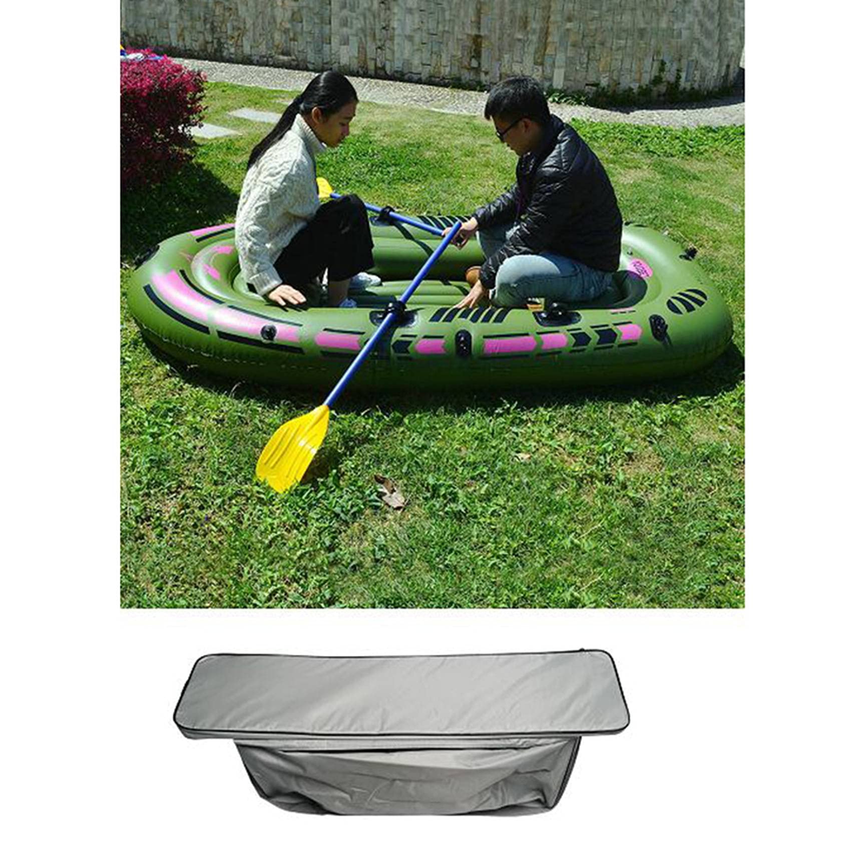 Canoa Gonfiabile Barche Sede Borsa di stoccaggio con Imbottito Cuscino Sacchetto di stoccaggio Cuscino