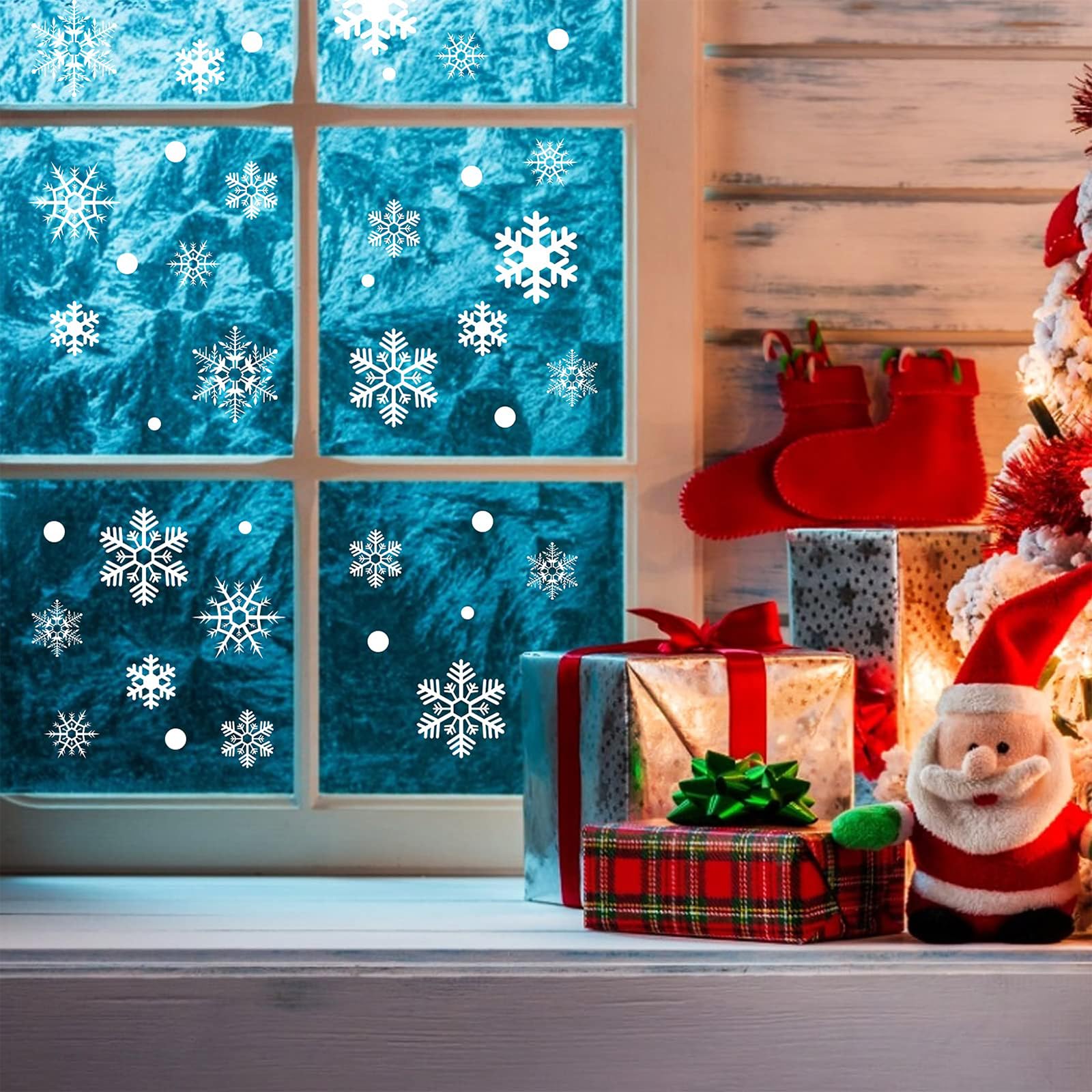 Amazon | 【Charming Club】ウォールステッカー クリスマス 飾り 静電