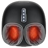 Medcursor Foot Massager Machine with Heat, Feet Massage Delivers Relief for Tired Muscles & Plantar, Deep Kneading Therapy, Multi-Level Settings for Home, Office Use, Size up to 13