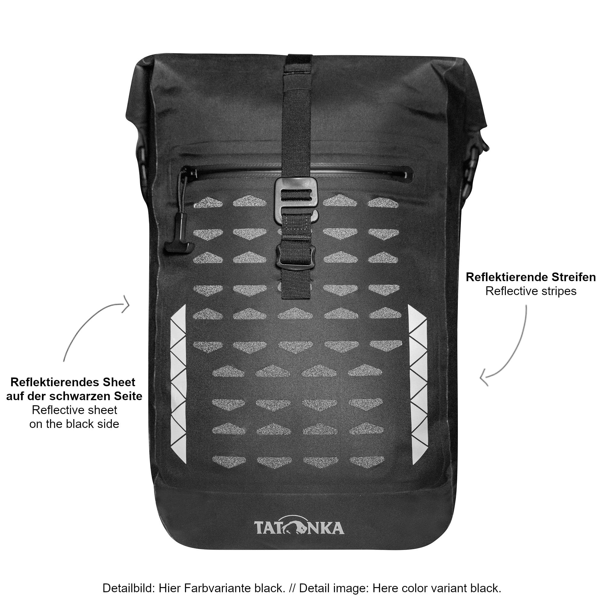 Tatonka Commuter Rolltop 30 WP - Wasserdichter Rolltoprucksack für ein Notebook, MOLLE-System, 30 Liter