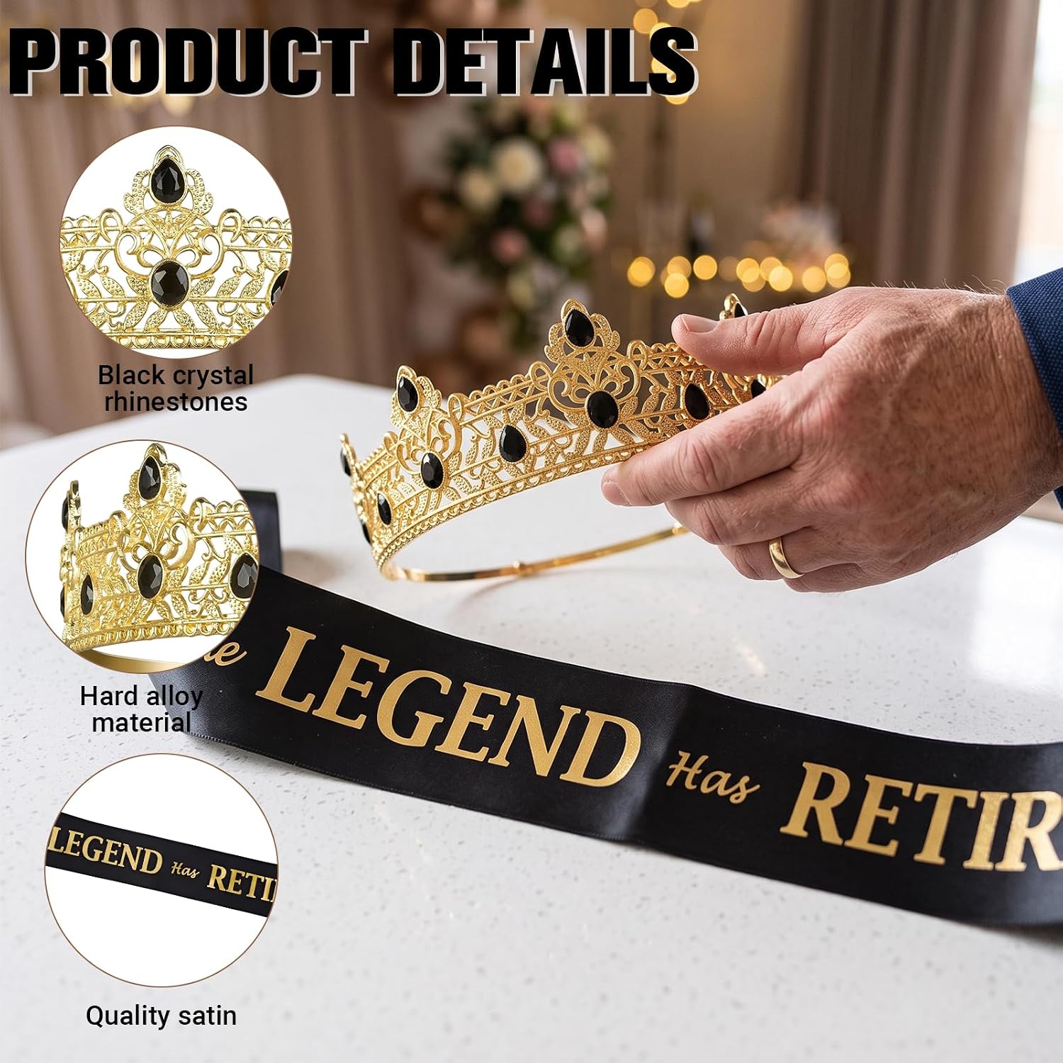 Retirement Gifts for Men 2026 – Funny 20oz Beer Glass with Crown Sash,Retirement Gifts Ideas for Him, Dad, Husband, Friends,Coworker Leaving,Farewell Gifts