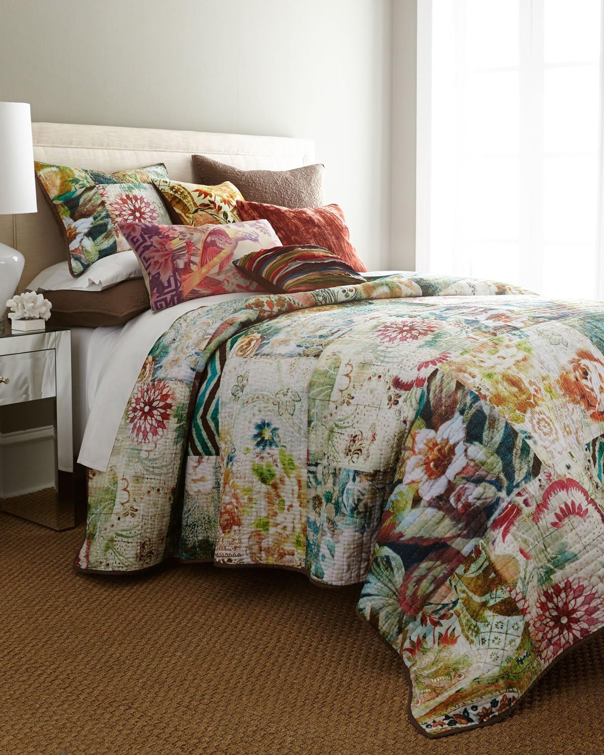 Poetic Wanderlust Tracy Porter Michaila Standard Quilted Pillow Sham