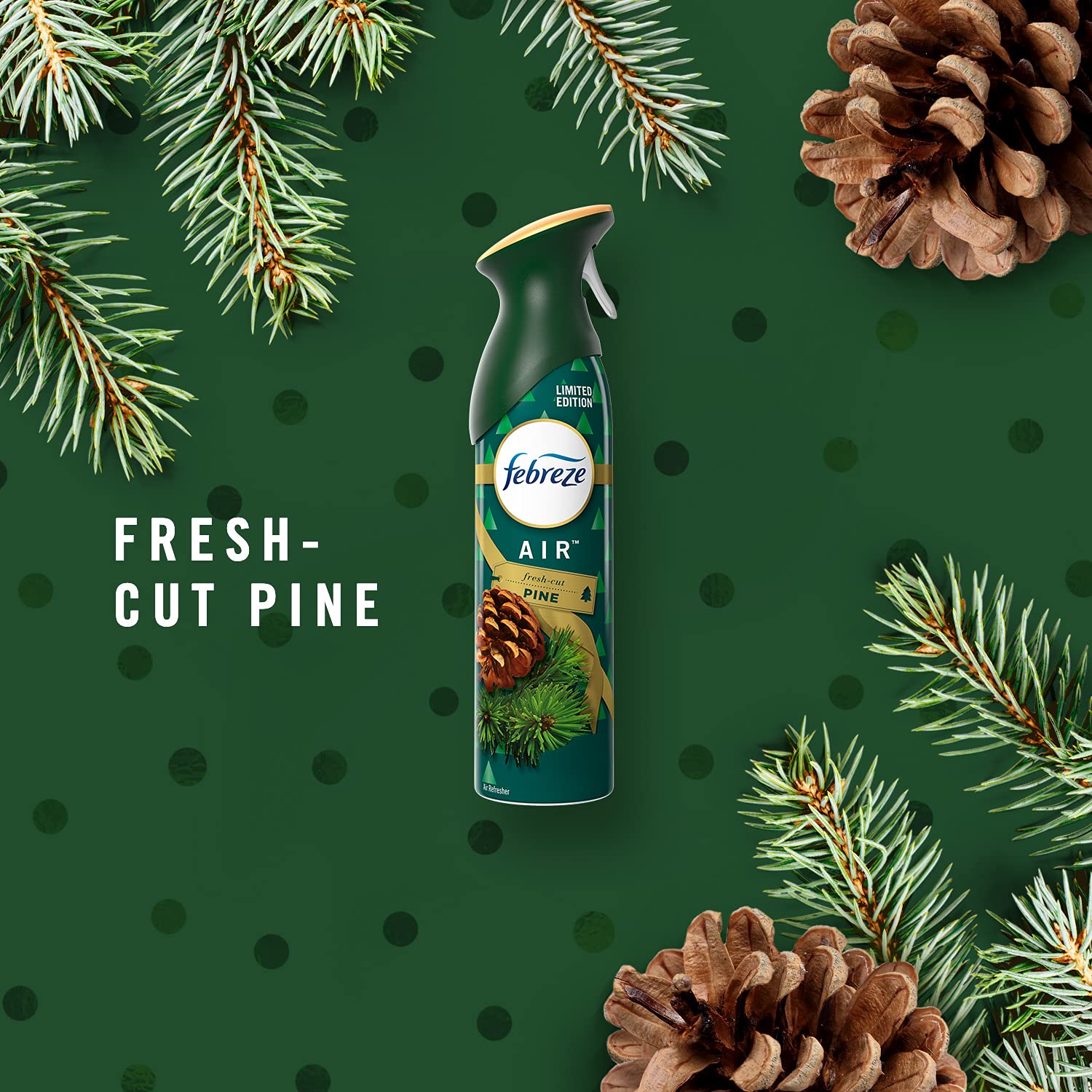 Snapklik.com : Air Febreze Spray Fresh Cut Pine, Holiday Collection, 8. ...
