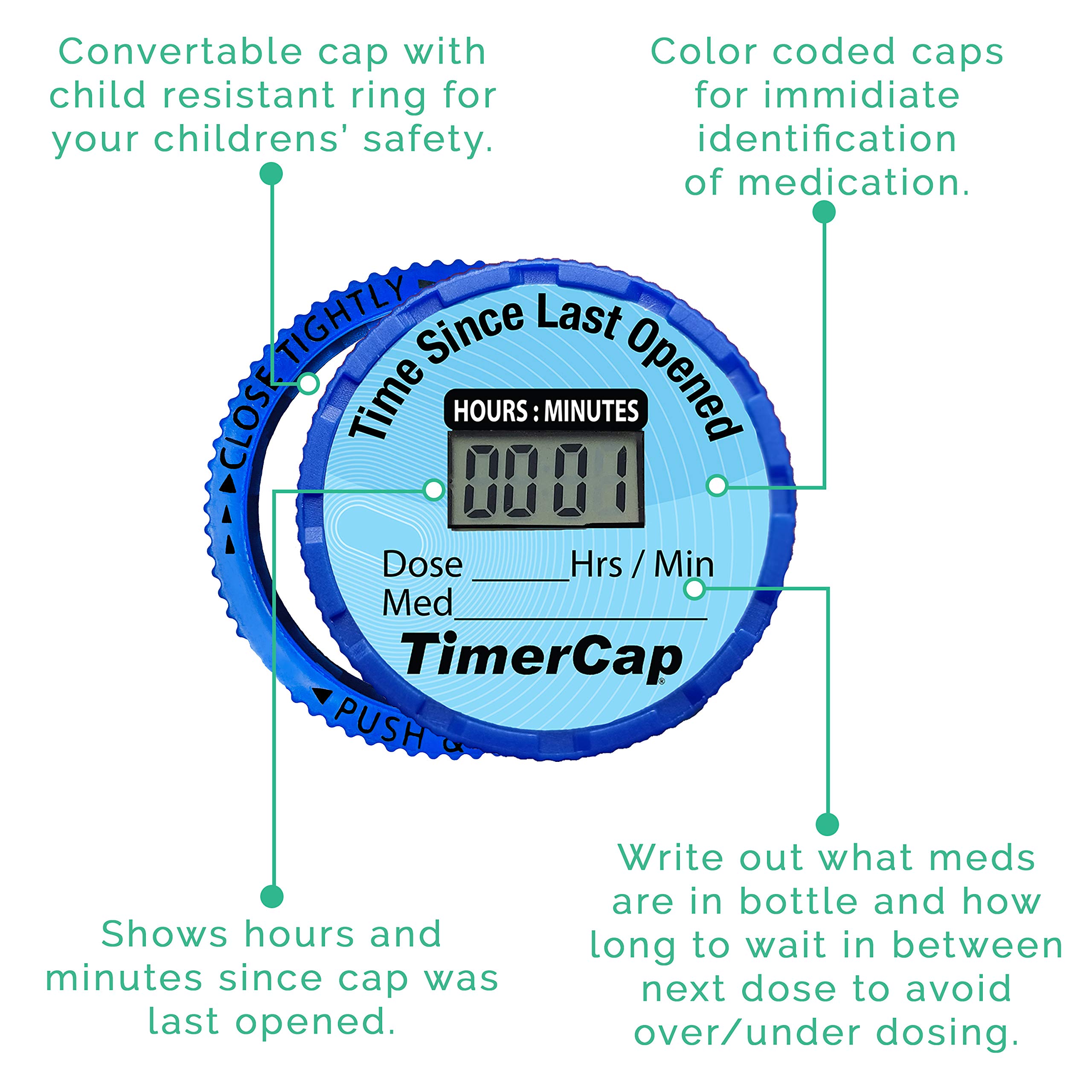 Buy TimerCap Automatically Displays Time Since Last Opened Builtin