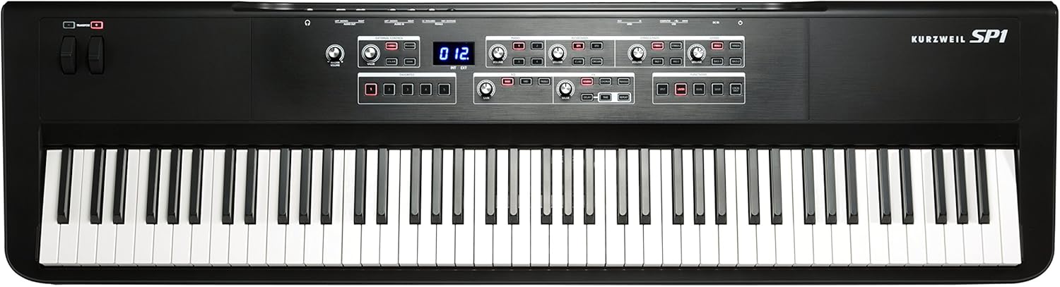 Shora dolů view kytary Kurzweil SP1 88 kláves Stage Piano