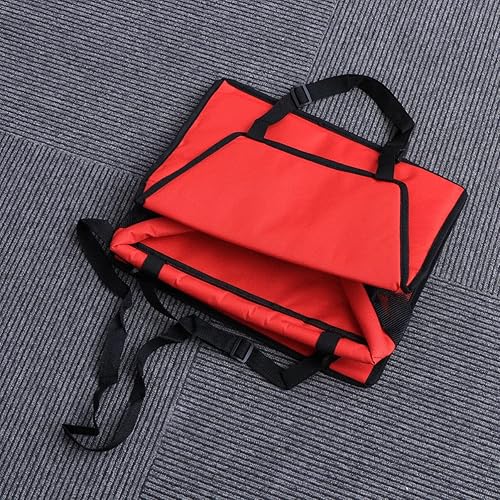 Miniatura 4 de iplusmile Perro portátil con cinturón ajustable, bolsa de viaje colgante roja para perros seguros