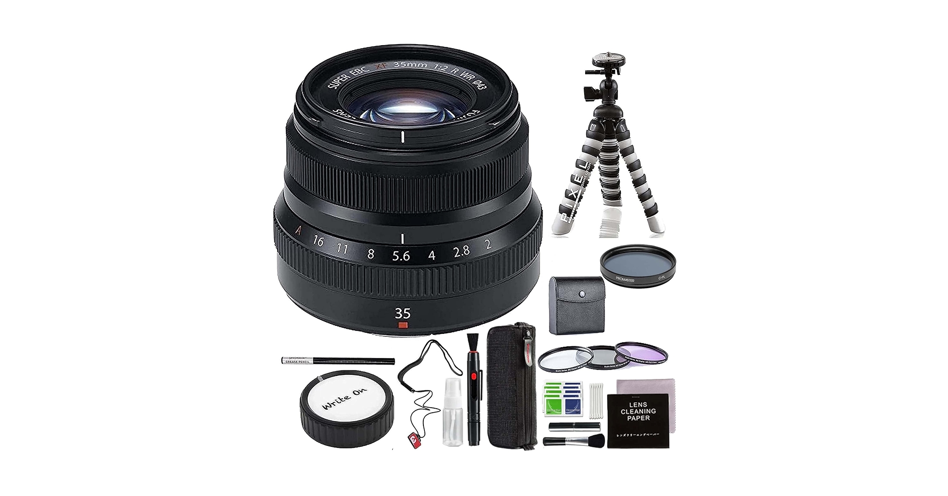 Amazon.com : Fujifilm XF 35mm F/2 R WR Lens (Black) with Advanced