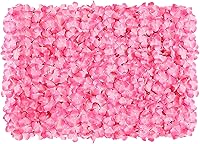 Vista 1 de FAIRYPAGODA - Paneles de pared de flores artificiales, 10 unidades, decoración de pared floral de seda con diseño de cuadrícula hueca para bodas